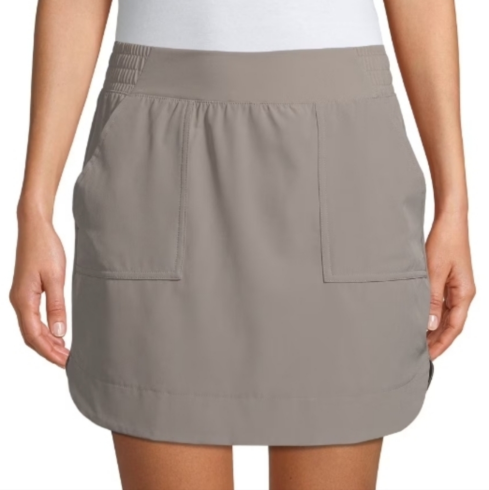 Apana Active Woven Skort Small Gray Athletic Outdoor Skirt Womens SM
